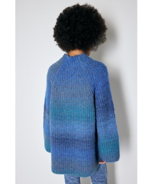 MOUSSY（マウジー）の「GRADATION LONG セーター（ニット/セーター・レディース・ブルー/ネイビー/レッド・FREE）」の5枚目の写真