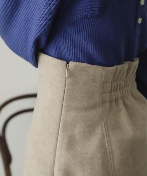 SENSE OF PLACE by URBAN RESEARCH（センスオブプレイスバイアーバンリサーチ）の「ウールライクジャージタイトスリットスカート（スカート・レディース・ライトベージュ/ブラック/グリーン/ベージュ系その他/ブラウン/ブラック系その他・SMALL/MEDIUM）」の9枚目の写真