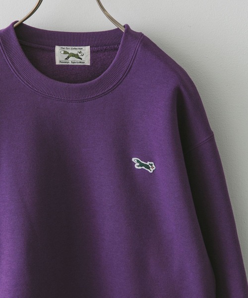 PENNEYS（ぺニーズ）の「『別注』PENNEYS×DOORS　THE FOX クルーネックスウェット（スウェット・メンズ・パープル/ネイビー/ライトグレー/グリーン/ブラウン/ロイヤルブルー/スミクロ/ブルー系その他/ベージュ/グリーン系その他/グレー系その他/オリーブ/ホワイト/グレー・MEDIUM/LARGE/X-LARGE）」の14枚目の写真