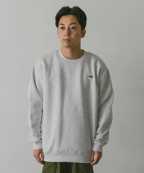 PENNEYS（ぺニーズ）の「『別注』PENNEYS×DOORS　THE FOX クルーネックスウェット（スウェット・メンズ・パープル/ネイビー/ライトグレー/グリーン/ブラウン/ロイヤルブルー/スミクロ/ブルー系その他/ベージュ/グリーン系その他/グレー系その他/オリーブ/ホワイト/グレー・MEDIUM/LARGE/X-LARGE）」の21枚目の写真