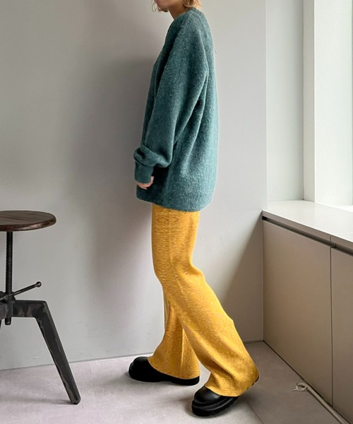 CIAOPANIC（チャオパニック）の「メランジリブニットパンツ（その他パンツ・レディース・イエロー/パープル/オレンジ・ONE SIZE）」の11枚目の写真