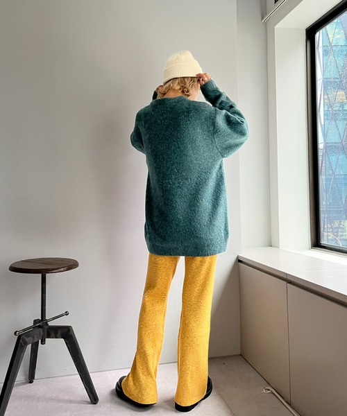 CIAOPANIC（チャオパニック）の「メランジリブニットパンツ（その他パンツ・レディース・イエロー/パープル/オレンジ・ONE SIZE）」の18枚目の写真