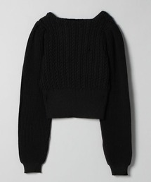 JEANASIS（ジーナシス）の「5GVスリーブガラアミショートプルオーバー