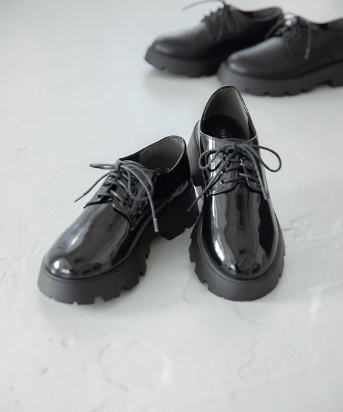 repipi armario（レピピ アルマリオ）の「レースアップマニッシュシューズ（その他シューズ・キッズ・ブラック系その他/ブラック・SMALL/MEDIUM/LARGE）」の2枚目の写真
