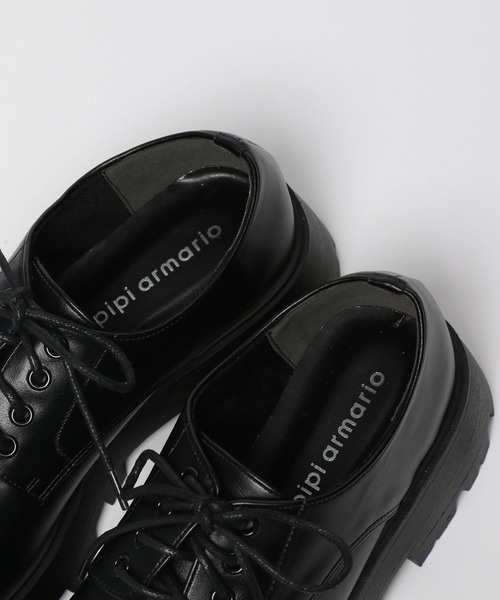 repipi armario（レピピ アルマリオ）の「レースアップマニッシュシューズ（その他シューズ・キッズ・ブラック系その他/ブラック・SMALL/MEDIUM/LARGE）」の4枚目の写真