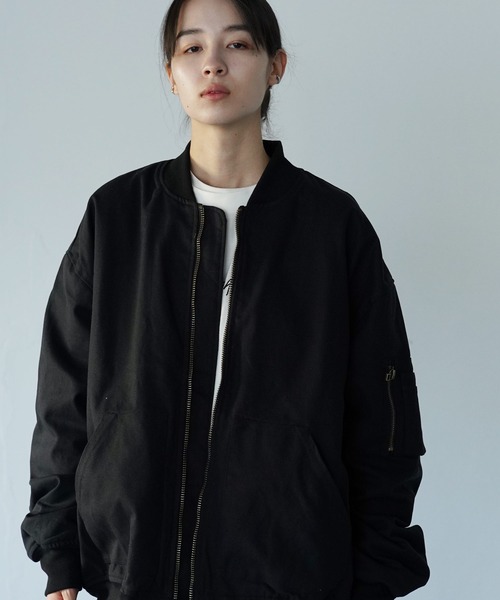 Air Tokyo（エアートウキョー）の「ダックボンバージャケット <セレクトアイテム>（ブルゾン・メンズ・ブラウン/カーキ/ブラック・MEDIUM/LARGE）」の9枚目の写真