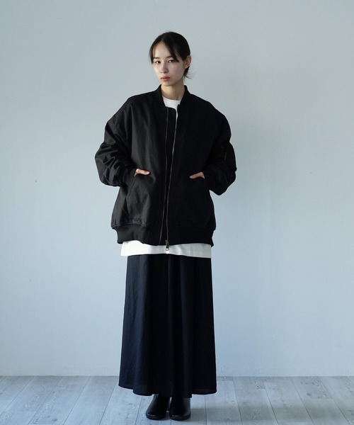 Air Tokyo（エアートウキョー）の「ダックボンバージャケット <セレクトアイテム>（ブルゾン・メンズ・ブラウン/カーキ/ブラック・MEDIUM/LARGE）」の14枚目の写真