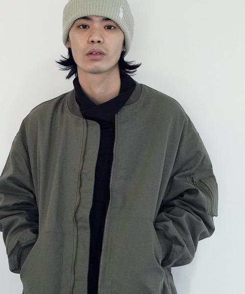 Air Tokyo（エアートウキョー）の「ダックボンバージャケット <セレクトアイテム>（ブルゾン・メンズ・ブラウン/カーキ/ブラック・MEDIUM/LARGE）」の15枚目の写真