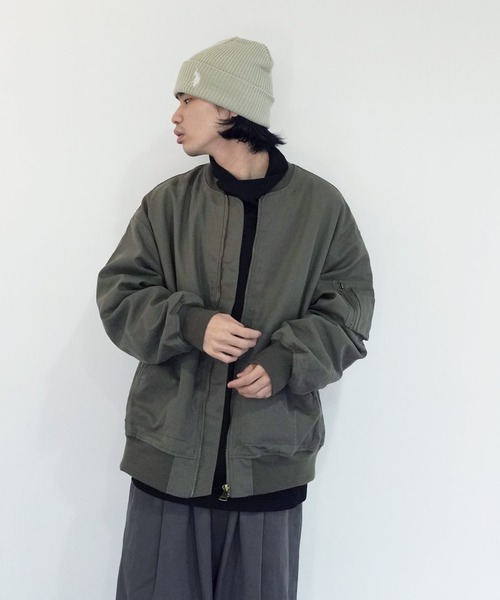 Air Tokyo（エアートウキョー）の「ダックボンバージャケット <セレクトアイテム>（ブルゾン・メンズ・ブラウン/カーキ/ブラック・MEDIUM/LARGE）」の17枚目の写真