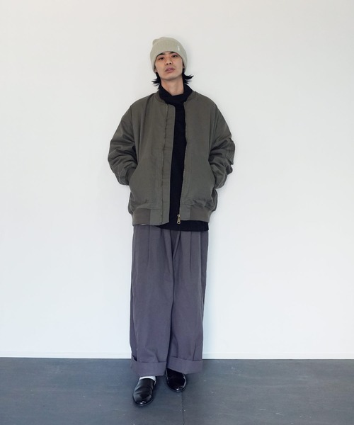 Air Tokyo（エアートウキョー）の「ダックボンバージャケット <セレクトアイテム>（ブルゾン・メンズ・ブラウン/カーキ/ブラック・MEDIUM/LARGE）」の18枚目の写真