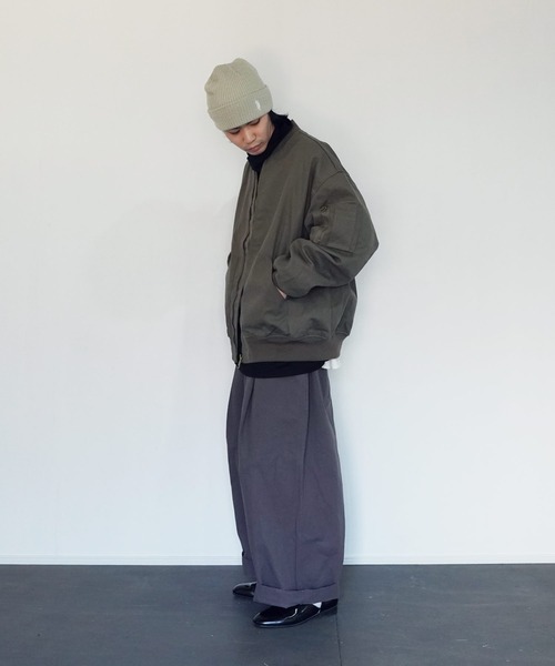 Air Tokyo（エアートウキョー）の「ダックボンバージャケット <セレクトアイテム>（ブルゾン・メンズ・ブラウン/カーキ/ブラック・MEDIUM/LARGE）」の19枚目の写真