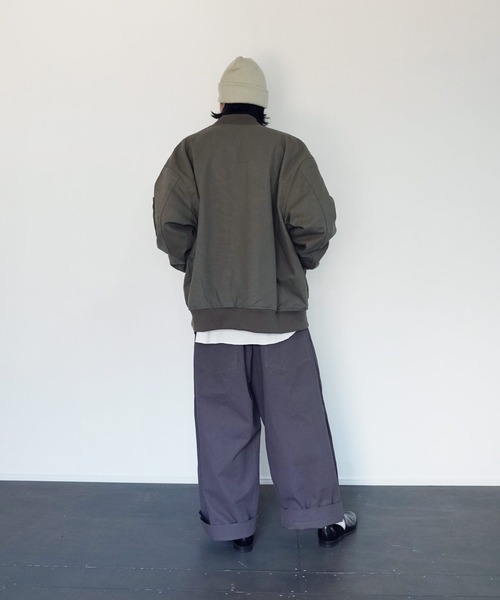 Air Tokyo（エアートウキョー）の「ダックボンバージャケット <セレクトアイテム>（ブルゾン・メンズ・ブラウン/カーキ/ブラック・MEDIUM/LARGE）」の20枚目の写真