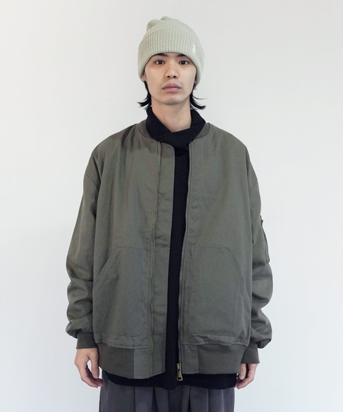 Air Tokyo（エアートウキョー）の「ダックボンバージャケット <セレクトアイテム>（ブルゾン・メンズ・ブラウン/カーキ/ブラック・MEDIUM/LARGE）」の21枚目の写真