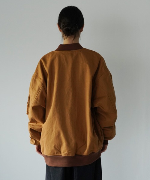 Air Tokyo（エアートウキョー）の「ダックボンバージャケット <セレクトアイテム>（ブルゾン・メンズ・ブラウン/カーキ/ブラック・MEDIUM/LARGE）」の8枚目の写真