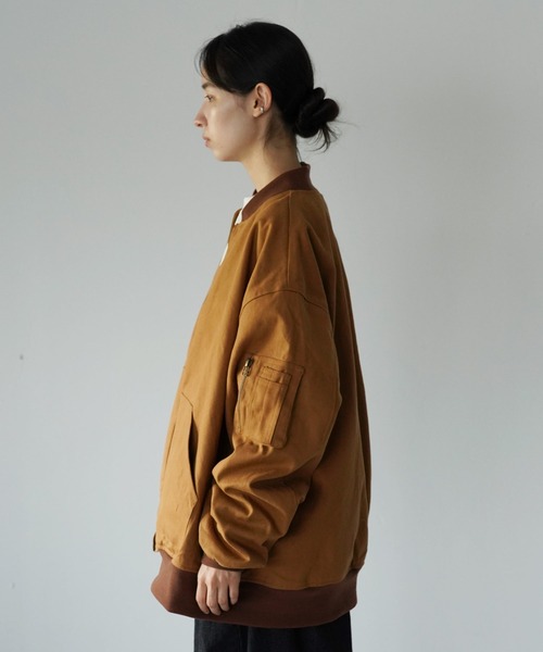 Air Tokyo（エアートウキョー）の「ダックボンバージャケット <セレクトアイテム>（ブルゾン・メンズ・ブラウン/カーキ/ブラック・MEDIUM/LARGE）」の7枚目の写真