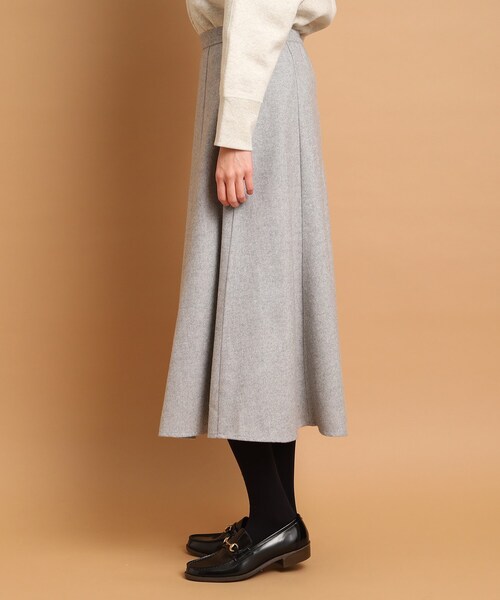 Dessin（デッサン）の「◆【後ろゴム】フレアースカート＜S～L>（スカート・レディース・レッド系6/ダークブラウン系4/グレー系4/ブラック系4・01/02/03）」の17枚目の写真