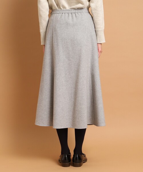 Dessin（デッサン）の「◆【後ろゴム】フレアースカート＜S～L>（スカート・レディース・レッド系6/ダークブラウン系4/グレー系4/ブラック系4・01/02/03）」の10枚目の写真