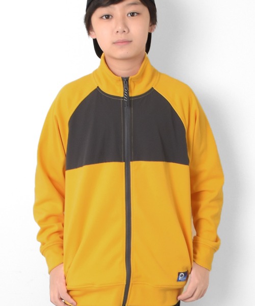 GLAZOS(グラソス)の「【Penfield】マイクロフリース・スタンドカラーZIPブルゾン(ブルゾン・キッズ・イエロー/カーキ/グレー/チャコールグレー・140cm/150cm/160cm/170cm)」の4枚目の写真