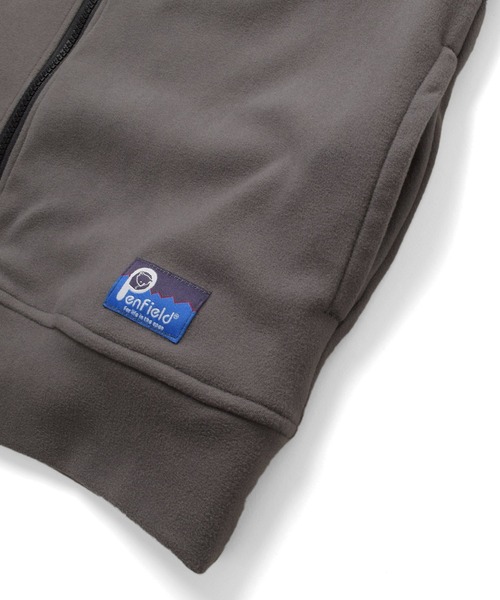 GLAZOS(グラソス)の「【Penfield】マイクロフリース・スタンドカラーZIPブルゾン(ブルゾン・キッズ・イエロー/カーキ/グレー/チャコールグレー・140cm/150cm/160cm/170cm)」の21枚目の写真