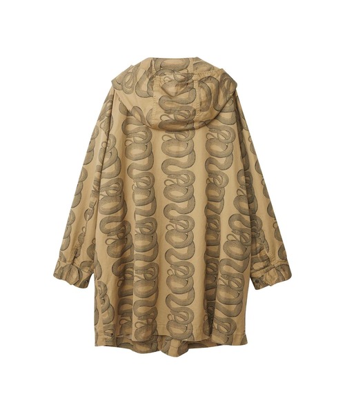 HYSTERIC GLAMOUR（ヒステリックグラマー）の「SNAKE LOOP柄 フーデッドコート（その他アウター・レディース・ブラック系その他/グリーン系カモフラージュ/ベージュ系その他・FREE）」の10枚目の写真
