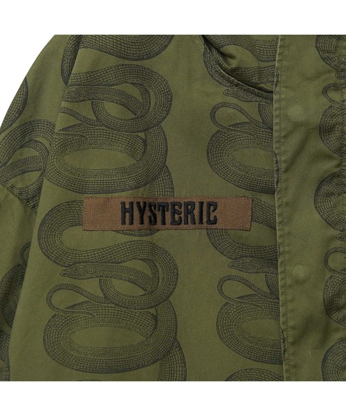 HYSTERIC GLAMOUR（ヒステリックグラマー）の「SNAKE LOOP柄 フーデッドコート（その他アウター・レディース・ブラック系その他/グリーン系カモフラージュ/ベージュ系その他・FREE）」の12枚目の写真