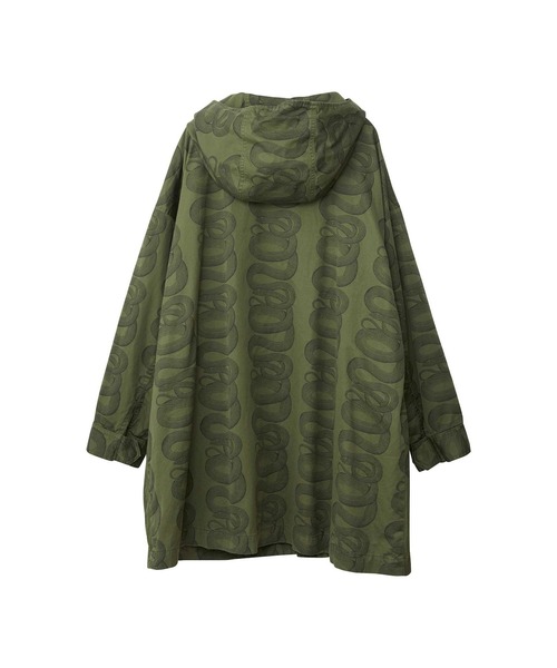 HYSTERIC GLAMOUR（ヒステリックグラマー）の「SNAKE LOOP柄 フーデッドコート（その他アウター・レディース・ブラック系その他/グリーン系カモフラージュ/ベージュ系その他・FREE）」の13枚目の写真