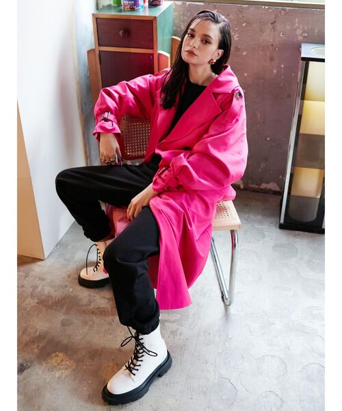 EVRIS(エヴリス)の「カットオフスウェットパンツ【セットアップ着用可能】(スウェットパンツ・レディース・ホワイト/ブラック/ブルー・FREE)」の19枚目の写真