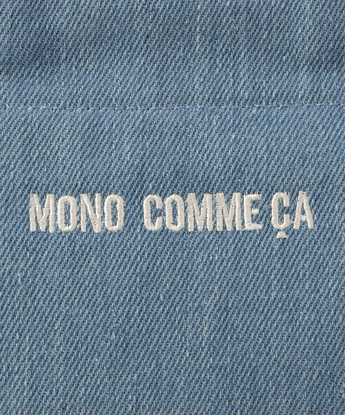 MONO　COMME CA（モノコムサ）の「キャンバス ミニトート（トートバッグ・レディース・キナリ/グレー/ブラック/サックスブルー・FREE）」の14枚目の写真