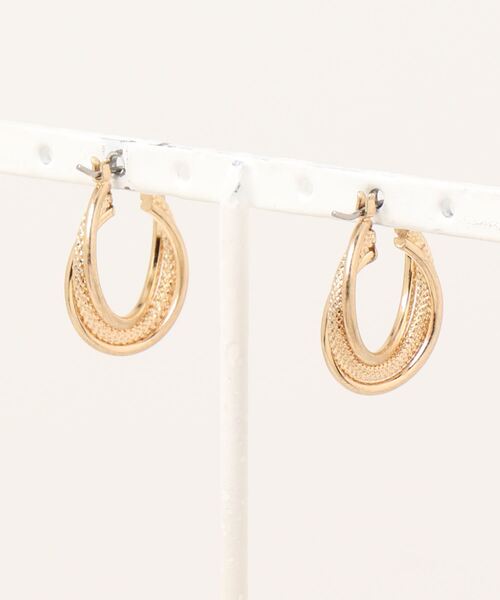 emouv by est（エモーヴバイエスト）の「emouv by est ヴィンテージタイニーピアス（ピアス（両耳用）・レディース・シルバー/ゴールド・20mm）」の8枚目の写真