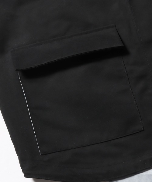POLeR（ポーラー）の「POLeR/ポーラー 3LAYER MOUNTAIN SHELL JACKET マウンテンシェルジャケット マウンテンパーカー ワンポイント ロゴ 刺繍（マウンテンパーカー・メンズ・ブラック・L/XL/M）」の18枚目の写真
