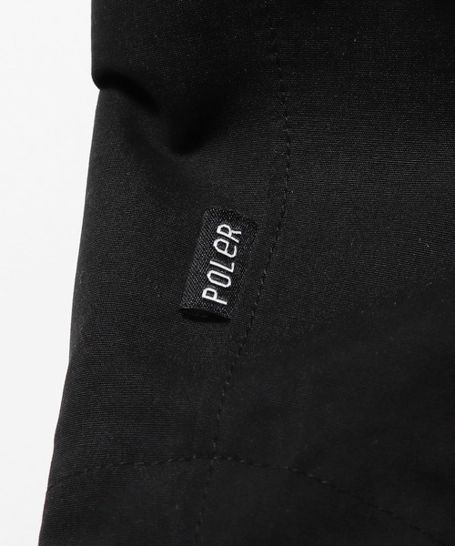 POLeR（ポーラー）の「POLeR/ポーラー 3LAYER MOUNTAIN SHELL JACKET マウンテンシェルジャケット マウンテンパーカー ワンポイント ロゴ 刺繍（マウンテンパーカー・メンズ・ブラック・L/XL/M）」の19枚目の写真