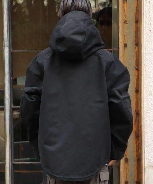 POLeR（ポーラー）の「POLeR/ポーラー 3LAYER MOUNTAIN SHELL JACKET マウンテンシェルジャケット マウンテンパーカー ワンポイント ロゴ 刺繍（マウンテンパーカー・メンズ・ブラック・L/XL/M）」の12枚目の写真