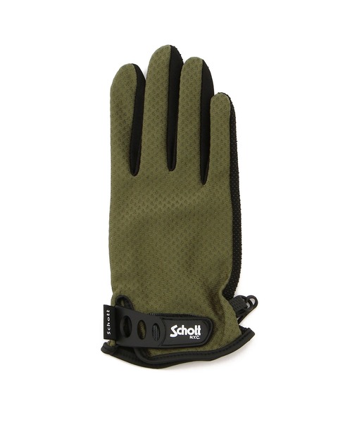 Schott(ショット)の「Schott/ショット/SUMMER GLOVE/サマーグローブ(手袋・メンズ・ブラック/オリーブ系/ネイビー・L/M/S)」の8枚目の写真