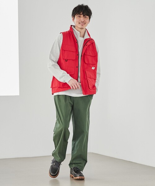 coen(コーエン)の「2タックチノパンツ(セットアップ可能)(チノパンツ・メンズ・ネイビー/ダークグリーン/クリーム・S/M/L/XL)」の10枚目の写真