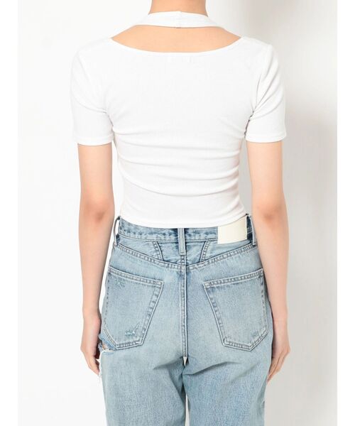 GYDA(ジェイダ)の「アンダー バックル コルセットTOPS(Tシャツ/カットソー・レディース・ブラック/オフホワイト/オレンジ・FREE)」の17枚目の写真