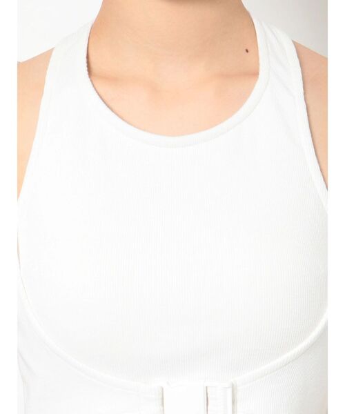 GYDA(ジェイダ)の「アンダー バックル コルセットTOPS(Tシャツ/カットソー・レディース・ブラック/オフホワイト/オレンジ・FREE)」の18枚目の写真