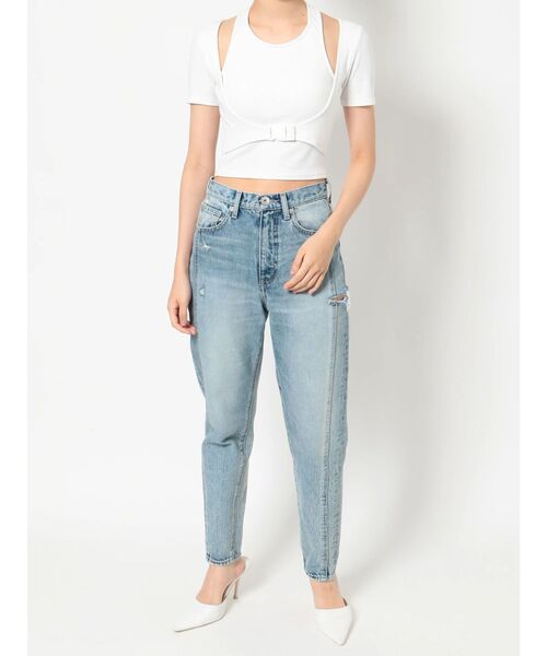 GYDA(ジェイダ)の「アンダー バックル コルセットTOPS(Tシャツ/カットソー・レディース・ブラック/オフホワイト/オレンジ・FREE)」の21枚目の写真