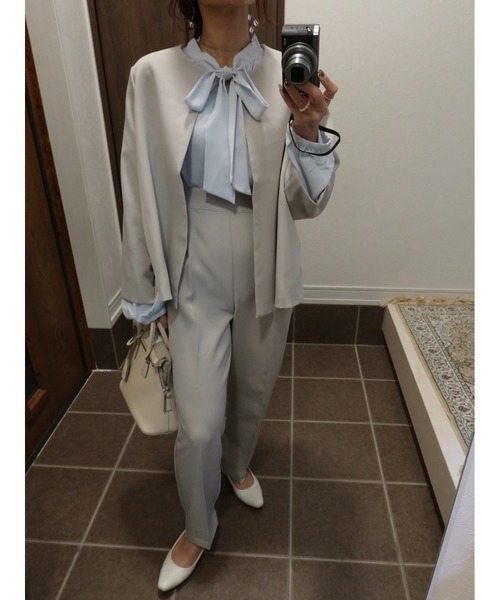 ZOZOランキング急上昇中！＼新色登場／ウォッシャブルセットアップ