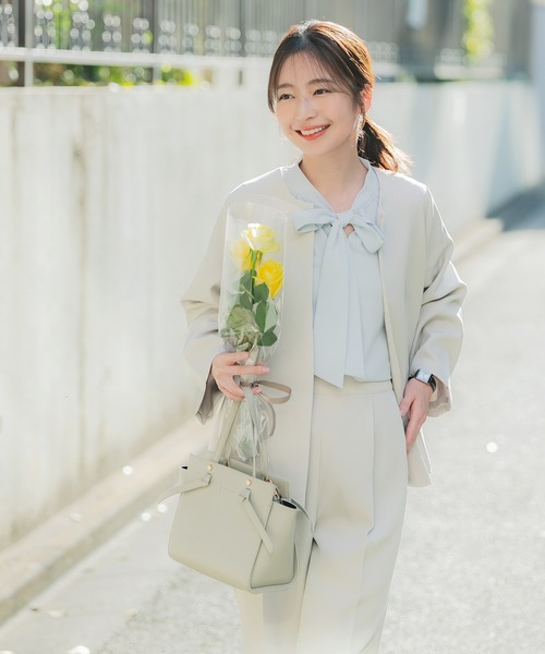 ZOZOランキング急上昇中！＼新色登場／ウォッシャブルセットアップ