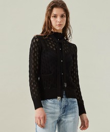 TOGA | 【TOGA PULLA(トーガプルラ)】レースニットカーディガン(カーディガン/ボレロ)