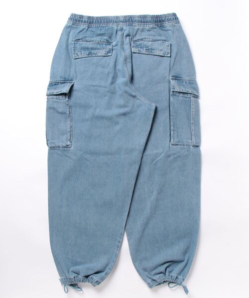 Starting Over(スターティングオーバー)の「12オンスデニム ヴィンテージライク イージーワイドカーゴパンツ(デニムパンツ・メンズ・ケミカルウォッシュ/インディゴブルー/ブルー/ブラック/ブラック系その他・M/L/XL)」の8枚目の写真