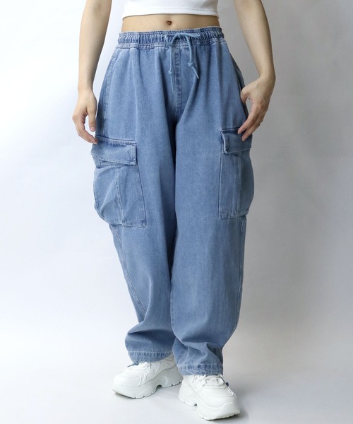 セール】12オンスデニム ヴィンテージライク イージーワイドカーゴ