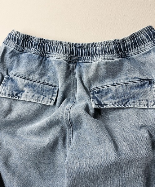Starting Over(スターティングオーバー)の「12オンスデニム ヴィンテージライク イージーワイドカーゴパンツ(デニムパンツ・メンズ・ケミカルウォッシュ/インディゴブルー/ブルー/ブラック/ブラック系その他・M/L/XL)」の13枚目の写真