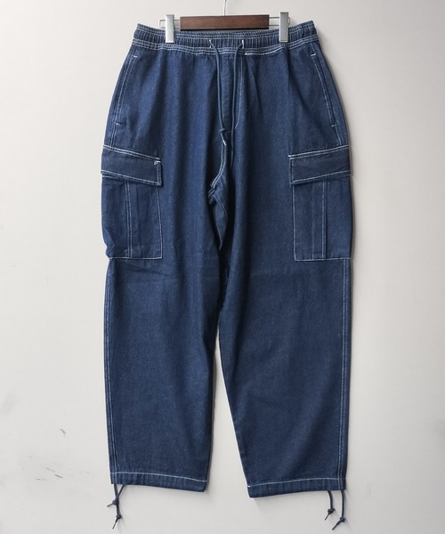 Starting Over(スターティングオーバー)の「12オンスデニム ヴィンテージライク イージーワイドカーゴパンツ(デニムパンツ・メンズ・ケミカルウォッシュ/インディゴブルー/ブルー/ブラック/ブラック系その他・M/L/XL)」の15枚目の写真