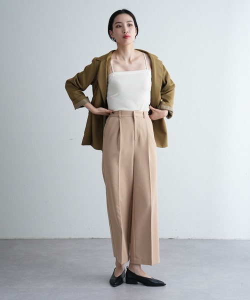 COLONY 2139(コロニートゥーワンスリーナイン)の「カップ付きリブチューブトップ(キャミソール・レディース・アイボリー/ブラック/モカ・LARGE/MEDIUM/SMALL)」の18枚目の写真