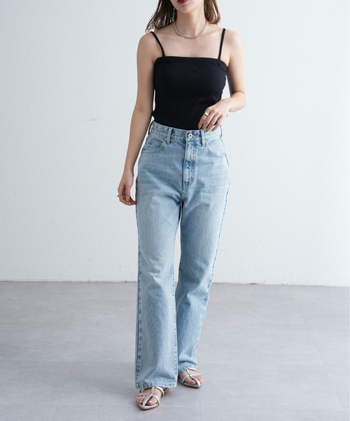 COLONY 2139(コロニートゥーワンスリーナイン)の「カップ付きリブチューブトップ(キャミソール・レディース・アイボリー/ブラック/モカ・LARGE/MEDIUM/SMALL)」の10枚目の写真