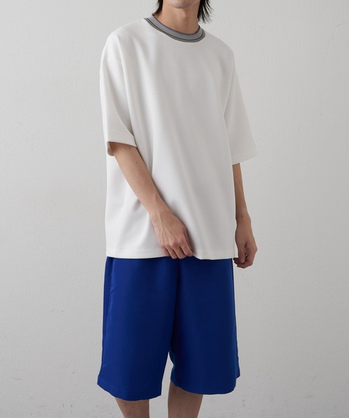 COLONY 2139（コロニートゥーワンスリーナイン）の「ダンボールクルーネックラインT（Tシャツ/カットソー・メンズ・ブラック/チャコールグレー/ホワイト・MEDIUM/LARGE）」の7枚目の写真