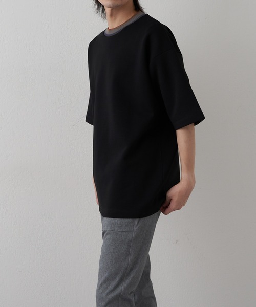 COLONY 2139（コロニートゥーワンスリーナイン）の「ダンボールクルーネックラインT（Tシャツ/カットソー・メンズ・ブラック/チャコールグレー/ホワイト・MEDIUM/LARGE）」の21枚目の写真