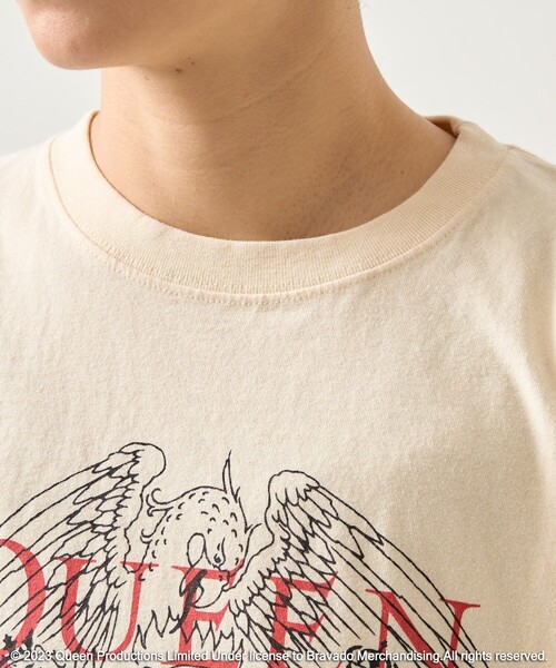 FREAK'S STORE（フリークスストア）の「QUEEN 袖プリントロンＴ（Tシャツ/カットソー・レディース・ナチュラル・ﾌﾘ-）」の17枚目の写真