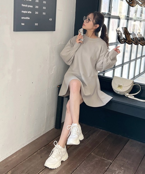 ROYAL PARTY（ロイヤルパーティー）の「【ZOZO限定】フレアニットミニ